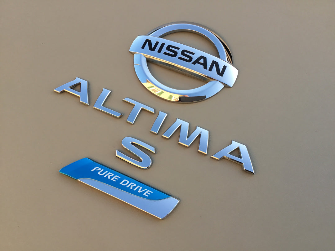 2013-2015 Nissan Altima S Pure Drive Trunk Emblem Set