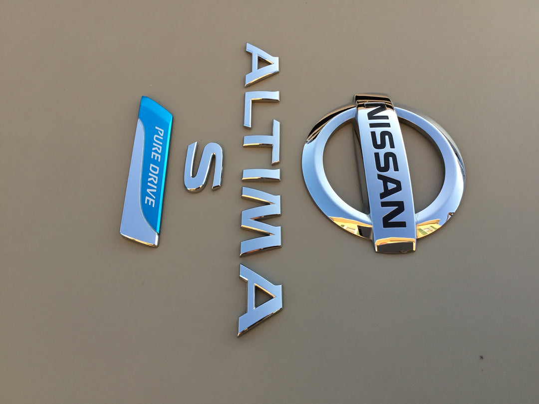 2013-2015 Nissan Altima S Pure Drive Trunk Emblem Set