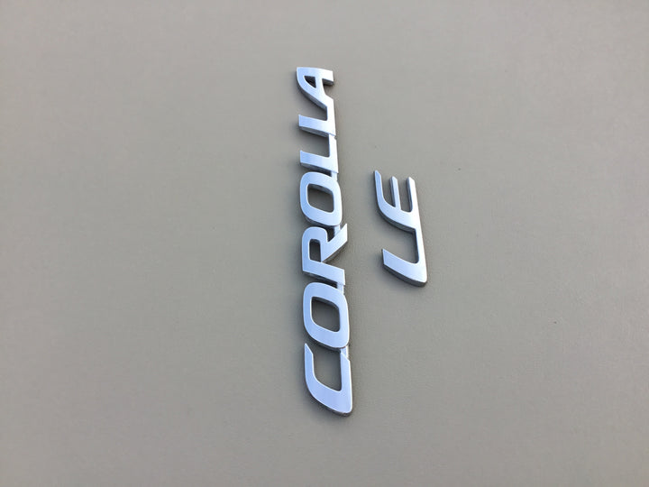 2014-2018 Toyota Corolla LE Trunk Emblem Set