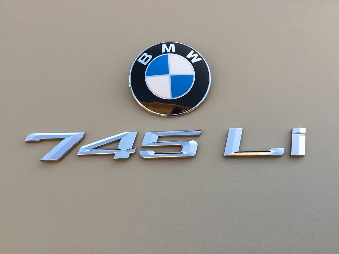 2002-2005 BMW 745Li Trunk Emblem Set