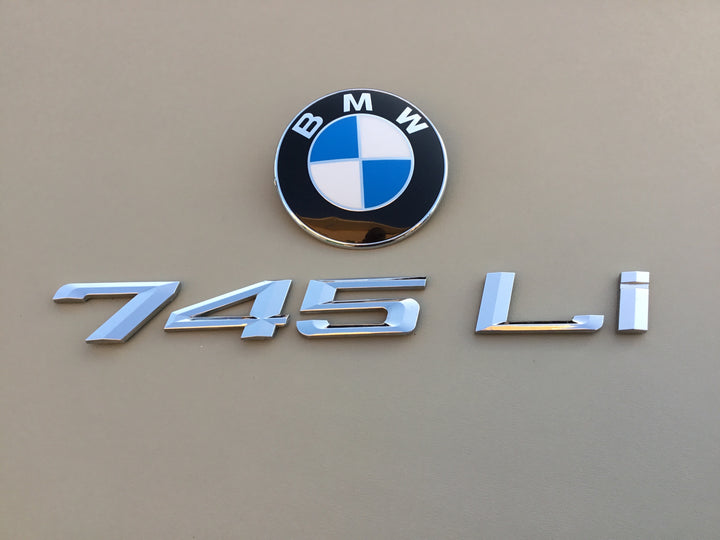 2002-2005 BMW 745Li Trunk Emblem Set