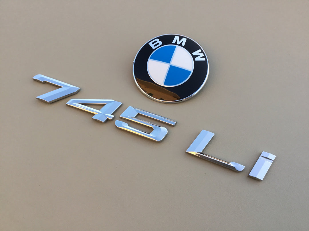 2002-2005 BMW 745Li Trunk Emblem Set
