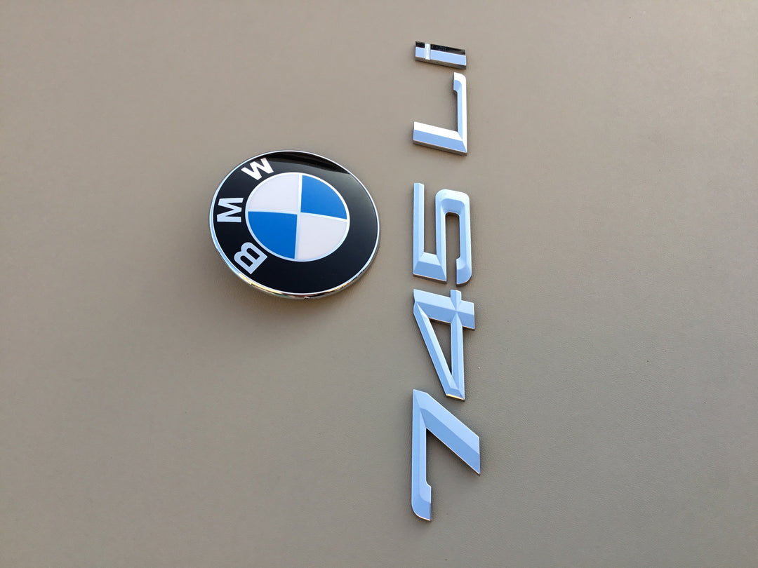 2002-2005 BMW 745Li Trunk Emblem Set