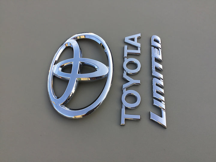 2008-2013 Toyota Highlander Limited Tailgate Emblem Set