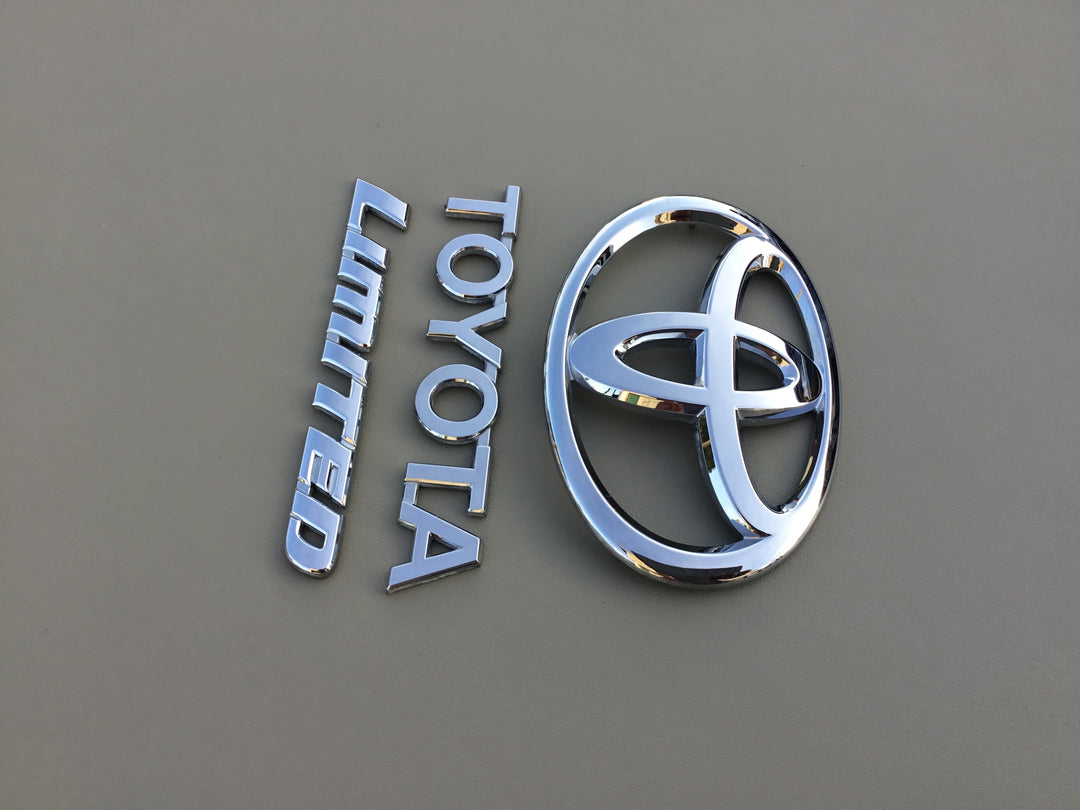 2008-2013 Toyota Highlander Limited Tailgate Emblem Set