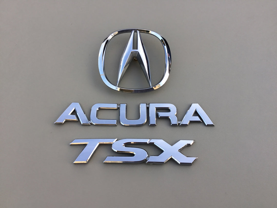 2004-2008 Acura TSX Trunk Emblem Set