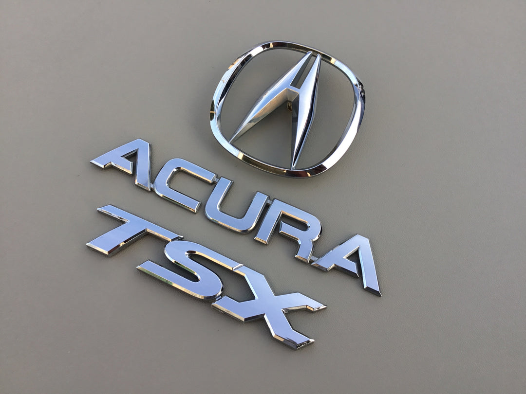 2004-2008 Acura TSX Trunk Emblem Set