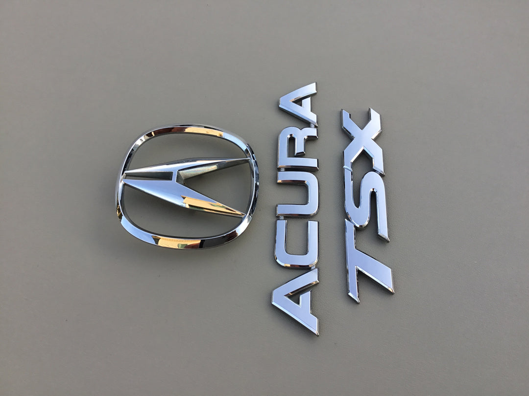 2004-2008 Acura TSX Trunk Emblem Set