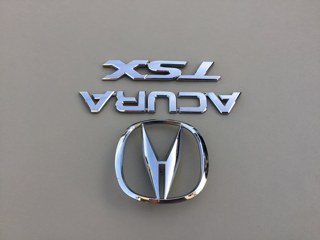 2004-2008 Acura TSX Trunk Emblem Set