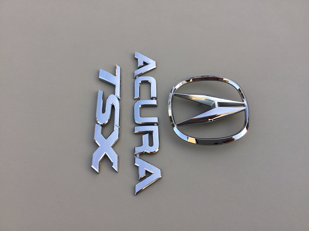 2004-2008 Acura TSX Trunk Emblem Set