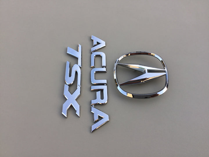 2004-2008 Acura TSX Trunk Emblem Set