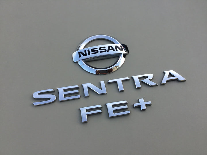 2013-2018 Nissan Sentra FE+ Trunk Emblem Set
