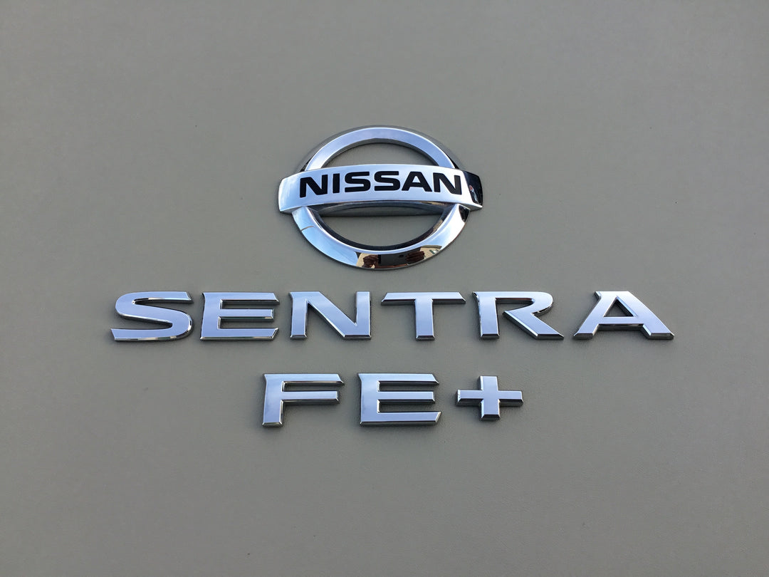 2013-2018 Nissan Sentra FE+ Trunk Emblem Set