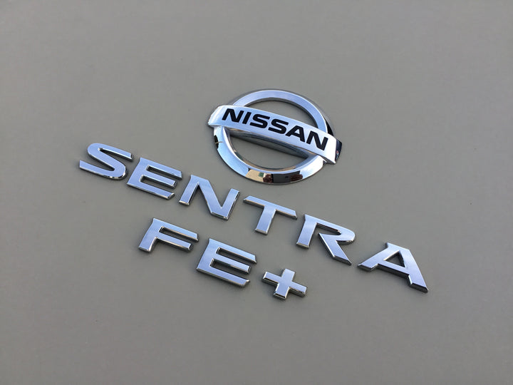 2013-2018 Nissan Sentra FE+ Trunk Emblem Set