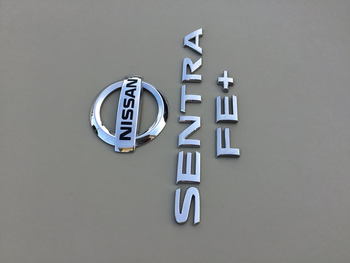 2013-2018 Nissan Sentra FE+ Trunk Emblem Set