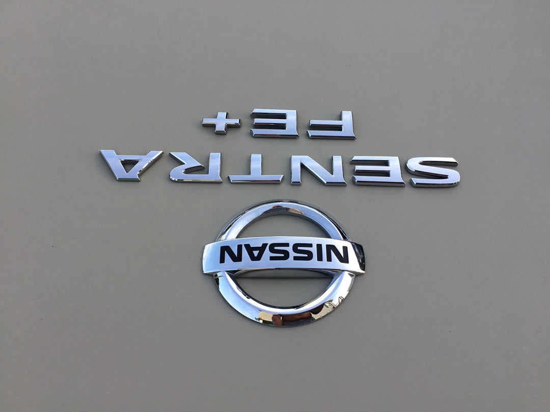 2013-2018 Nissan Sentra FE+ Trunk Emblem Set