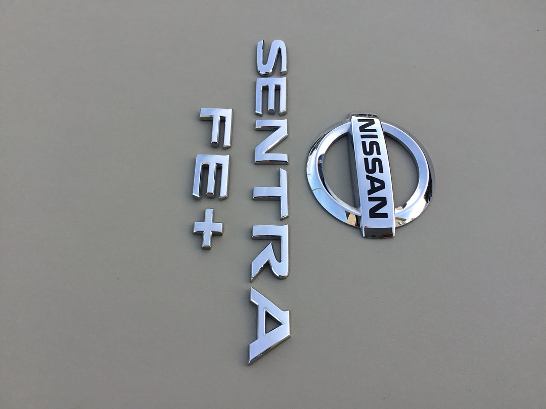 2013-2018 Nissan Sentra FE+ Trunk Emblem Set
