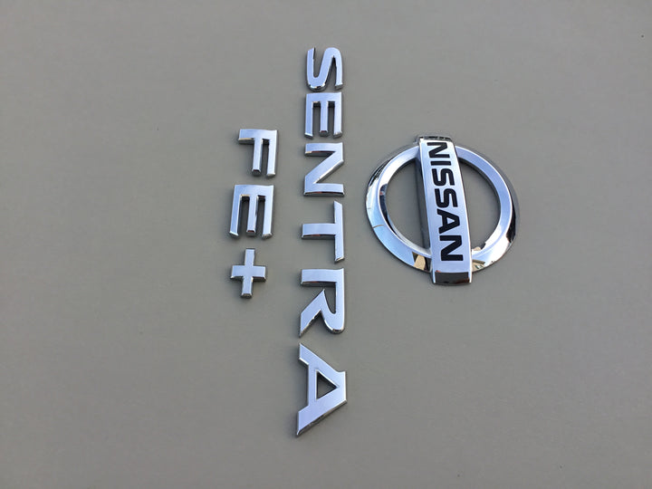 2013-2018 Nissan Sentra FE+ Trunk Emblem Set