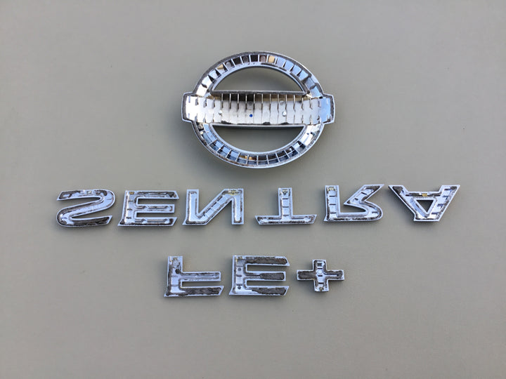 2013-2018 Nissan Sentra FE+ Trunk Emblem Set