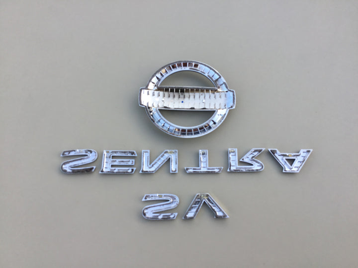 2013-2018 Nissan Sentra SV Trunk Emblem Set