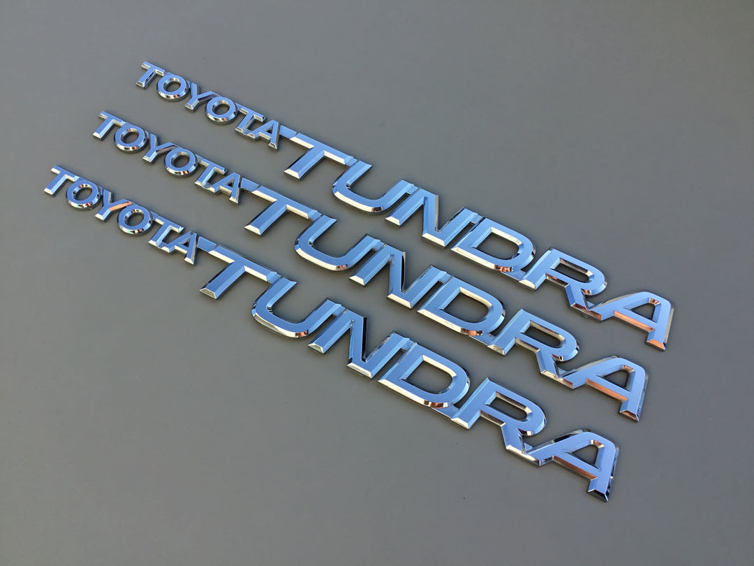 2000-2006 Toyota Tundra Door & Tailgate Emblem Set