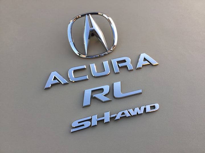 2005-2008 Acura RL SH-AWD Trunk Emblem Set