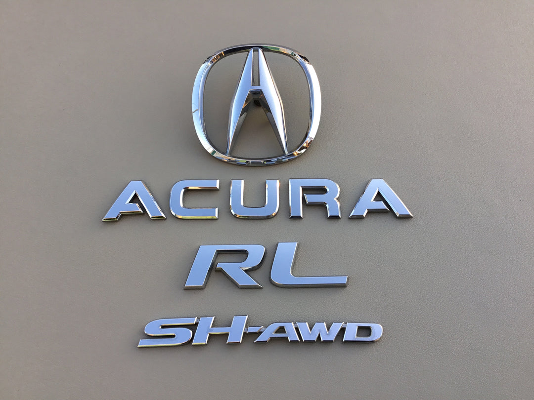 2005-2008 Acura RL SH-AWD Trunk Emblem Set