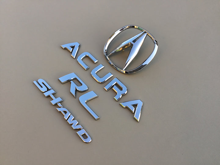 2005-2008 Acura RL SH-AWD Trunk Emblem Set