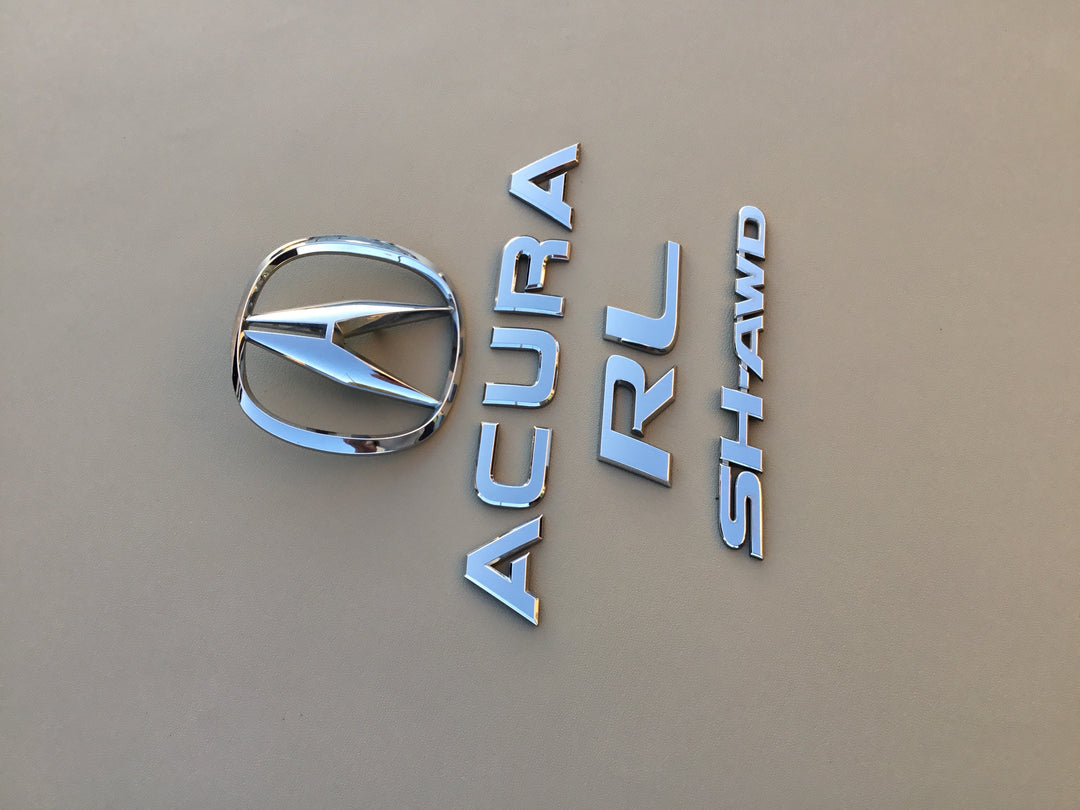 2005-2008 Acura RL SH-AWD Trunk Emblem Set