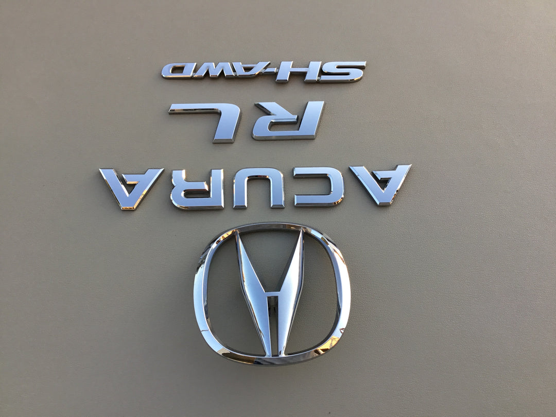 2005-2008 Acura RL SH-AWD Trunk Emblem Set