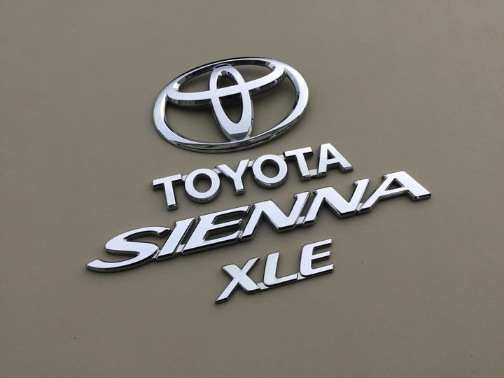 2005-2010 Toyota Sienna XLE Tailgate Emblem Set