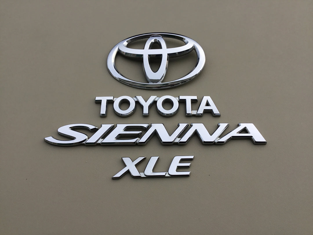 2005-2010 Toyota Sienna XLE Tailgate Emblem Set