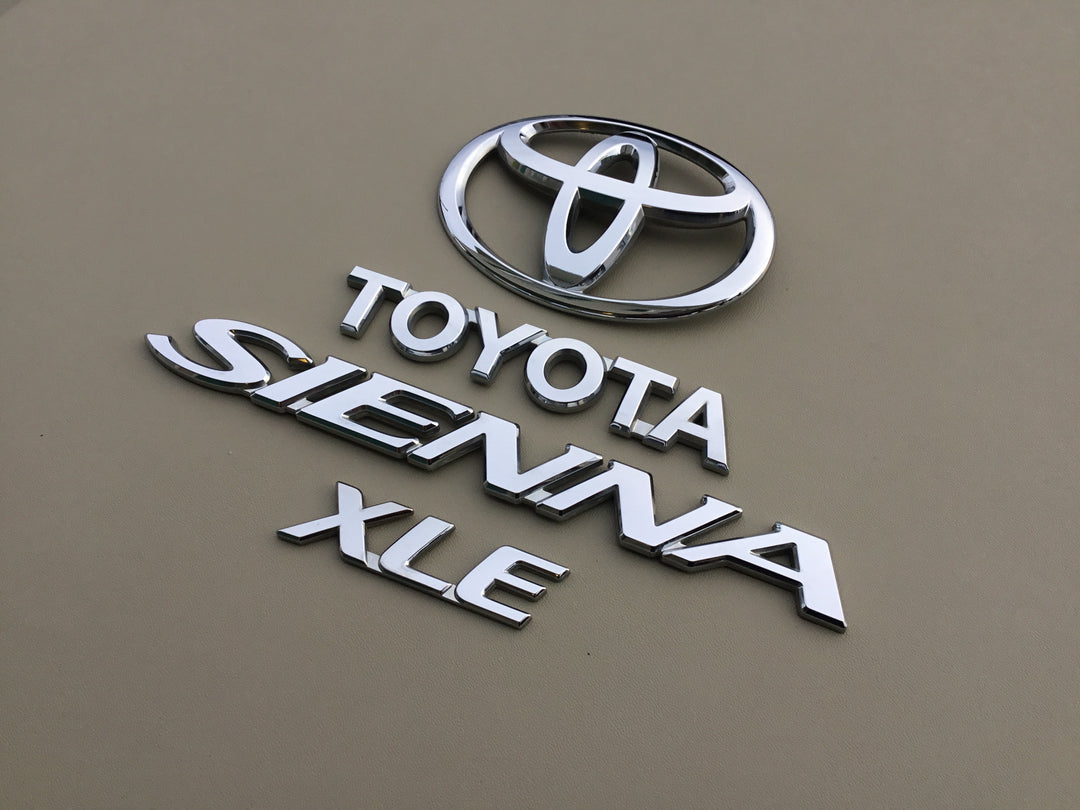 2005-2010 Toyota Sienna XLE Tailgate Emblem Set