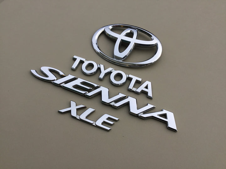 2005-2010 Toyota Sienna XLE Tailgate Emblem Set