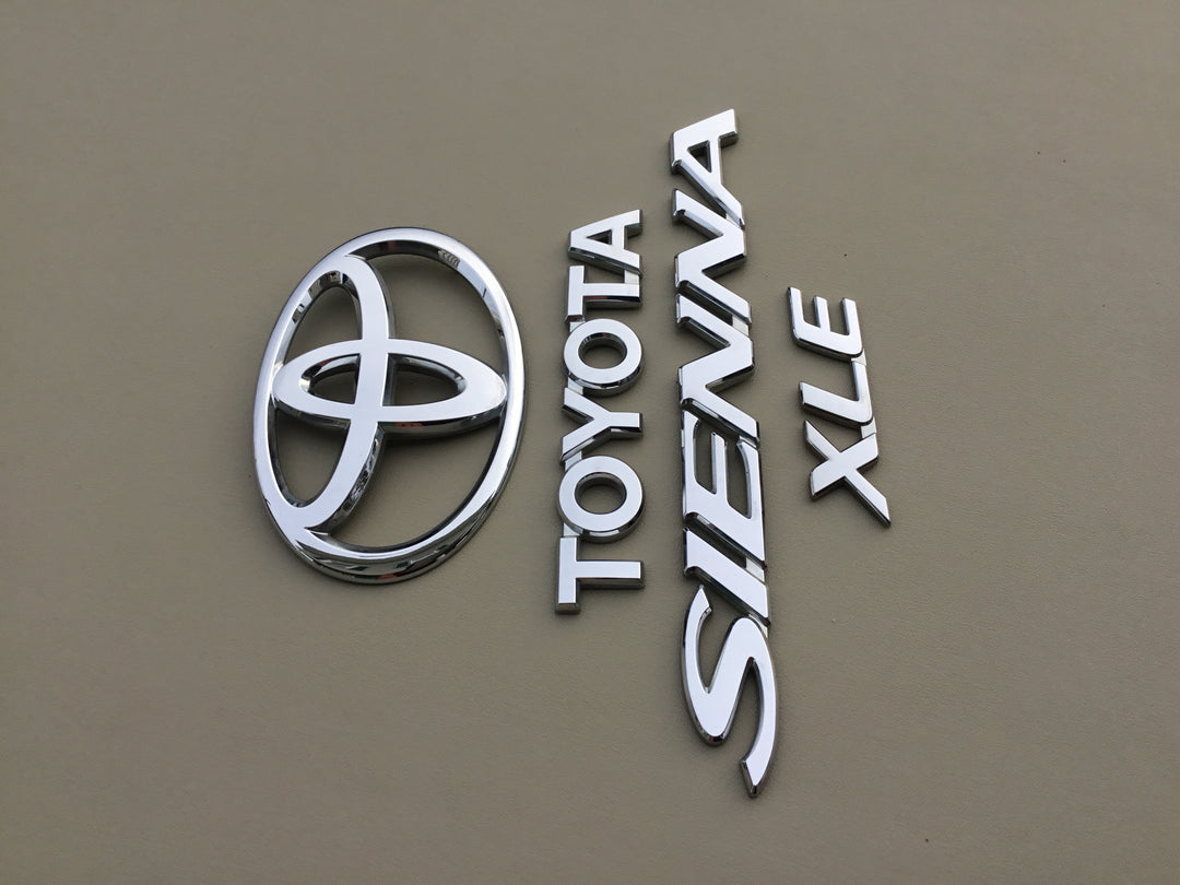 2005-2010 Toyota Sienna XLE Tailgate Emblem Set