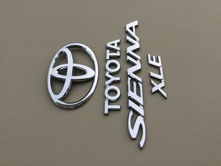 2005-2010 Toyota Sienna XLE Tailgate Emblem Set