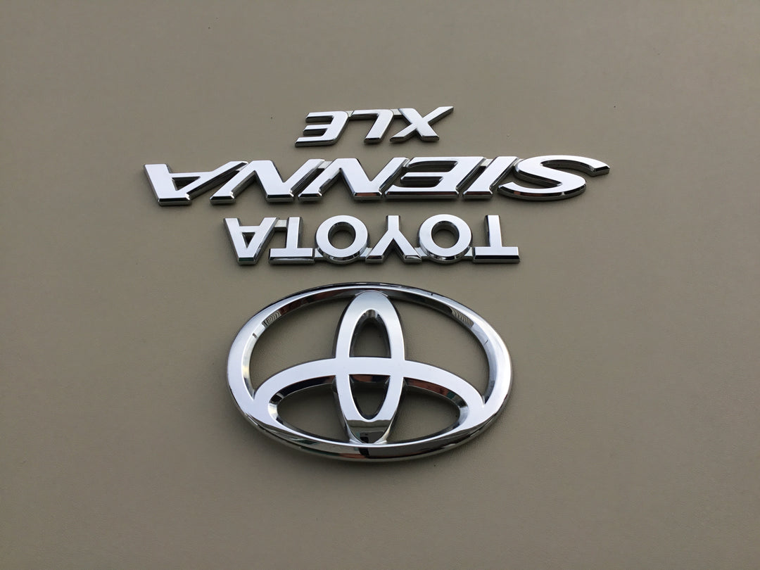 2005-2010 Toyota Sienna XLE Tailgate Emblem Set