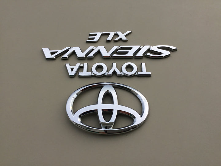 2005-2010 Toyota Sienna XLE Tailgate Emblem Set