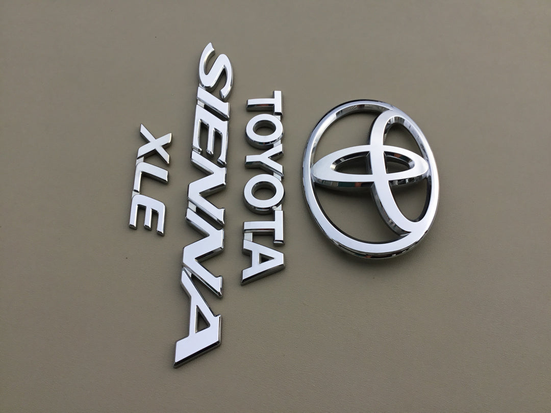 2005-2010 Toyota Sienna XLE Tailgate Emblem Set