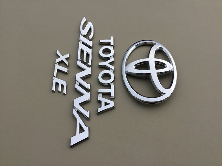2005-2010 Toyota Sienna XLE Tailgate Emblem Set