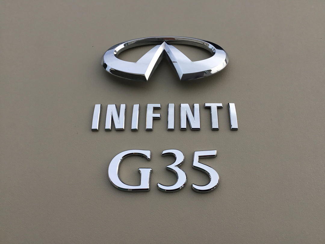 2003-2006 Infiniti G35 Trunk Emblem Set