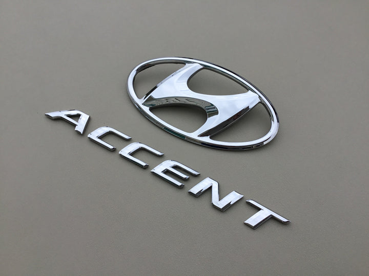 2012-2016 Hyundai Accent Trunk Emblem Set