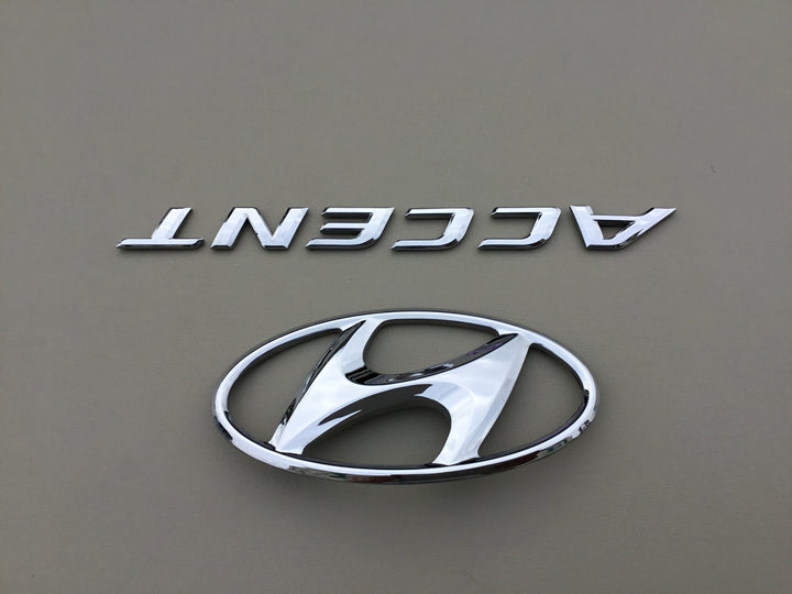 2012-2016 Hyundai Accent Trunk Emblem Set