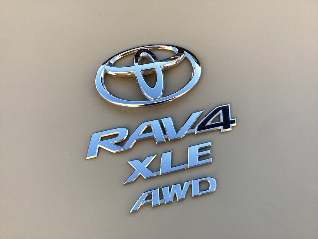 2013-2018 Toyota RAV4 XLE AWD Tailgate Emblem Set