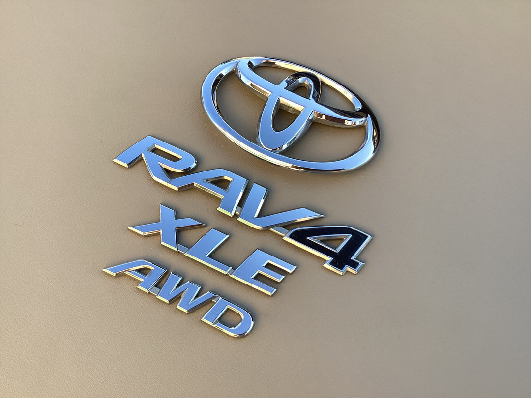 2013-2018 Toyota RAV4 XLE AWD Tailgate Emblem Set