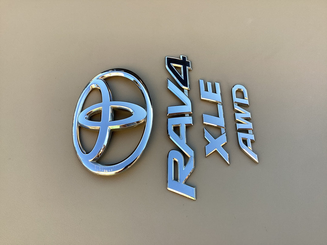 2013-2018 Toyota RAV4 XLE AWD Tailgate Emblem Set