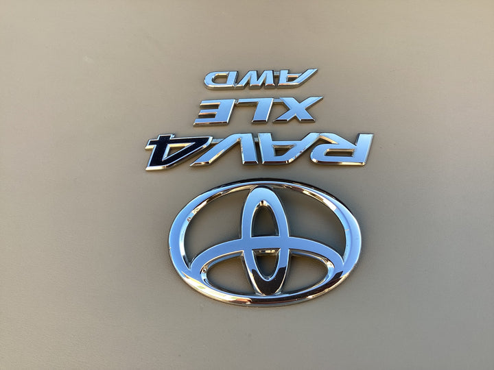 2013-2018 Toyota RAV4 XLE AWD Tailgate Emblem Set