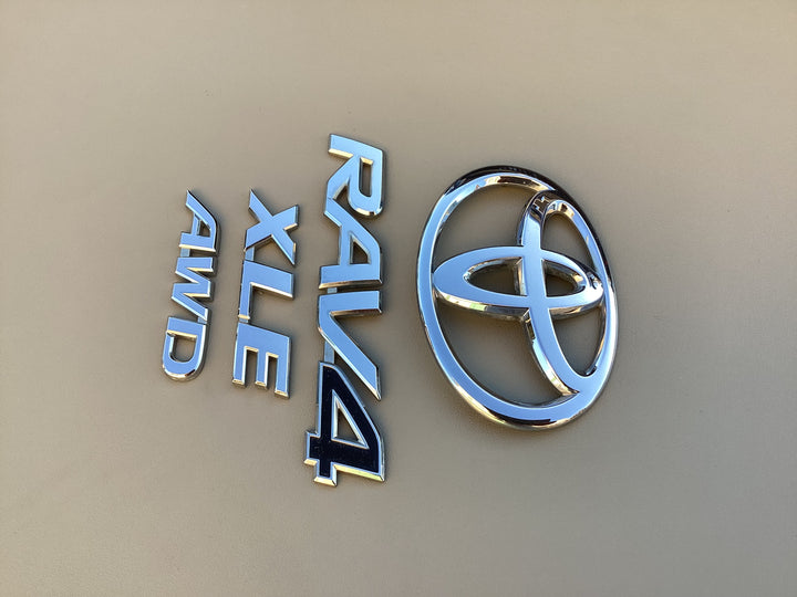 2013-2018 Toyota RAV4 XLE AWD Tailgate Emblem Set
