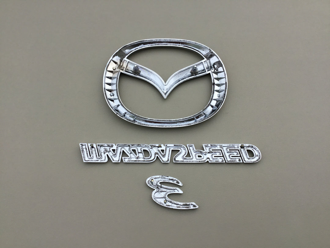 2008-2009 Mazda 3 MazdaSpeed Hatchback Trunk Emblem Set