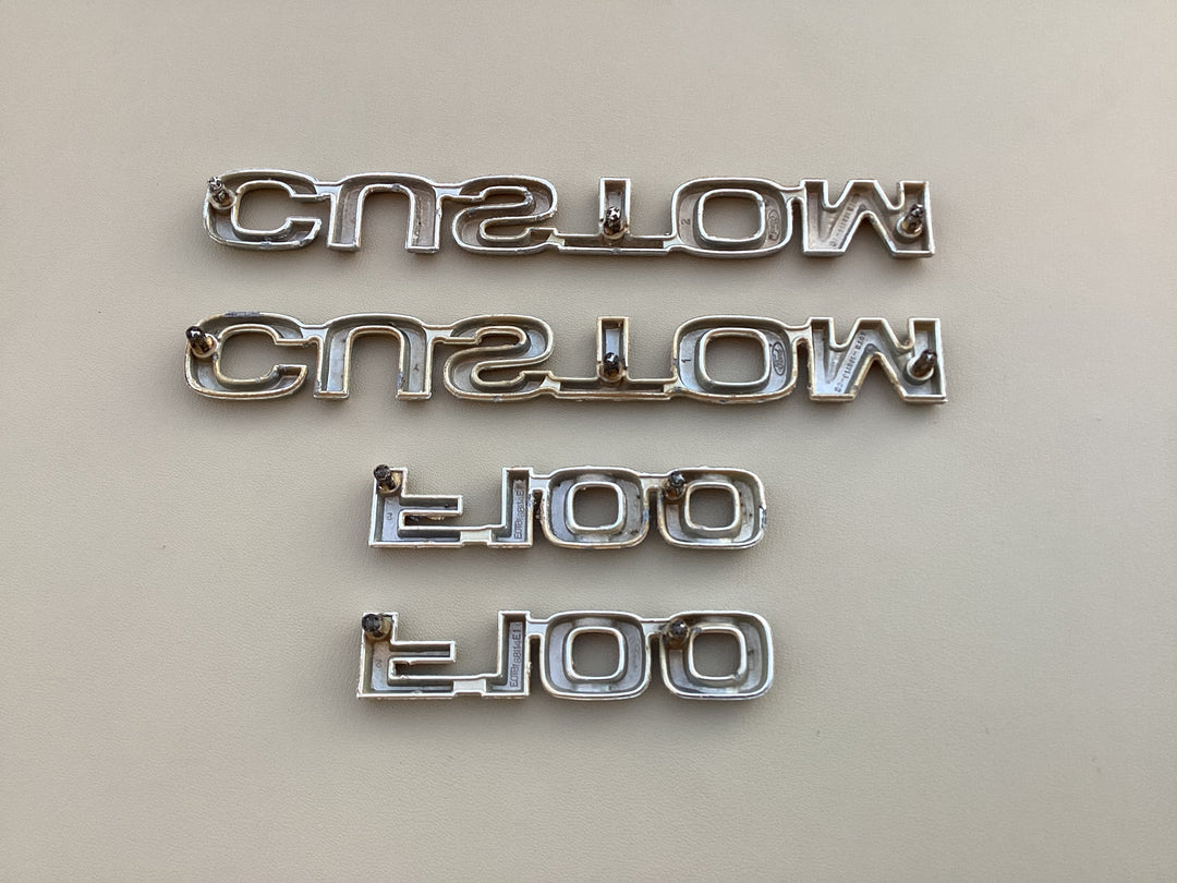 1980-1983 Ford Custom F-100 Fender Emblem Set